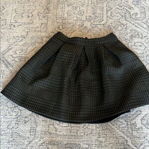 Express Black Mini Skater Skirt